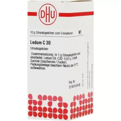 LEDUM C 30 globuler, 10 g