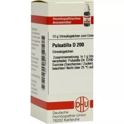 PULSATILLA D 200 globuler, 10 g