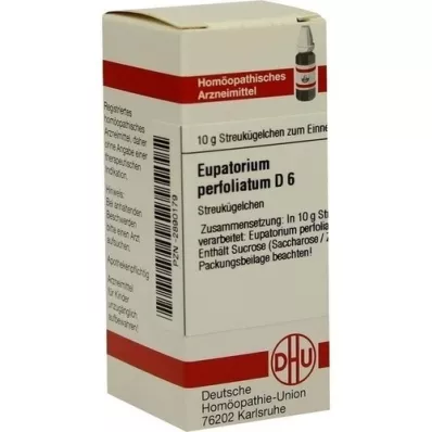 EUPATORIUM PERFOLIATUM D 6 globuli, 10 g
