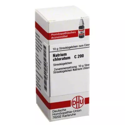 NATRIUM CHLORATUM C 200 globuler, 10 g