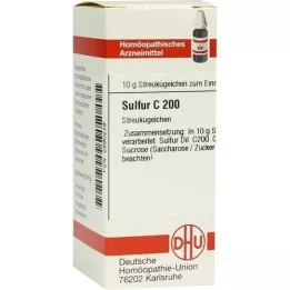 SULFUR C 200 globuler, 10 g