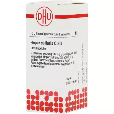 HEPAR SULFURIS C 30 globuler, 10 g