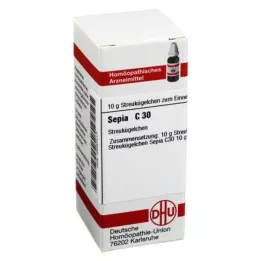 SEPIA C 30 globuler, 10 g
