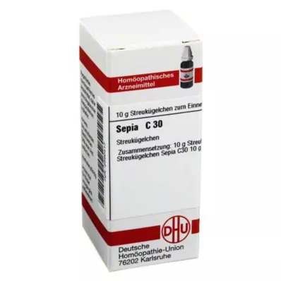 SEPIA C 30 globuler, 10 g