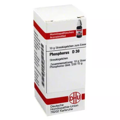 PHOSPHORUS D 30 globuler, 10 g PHOSPHORUS D 30 globuler, 10 g