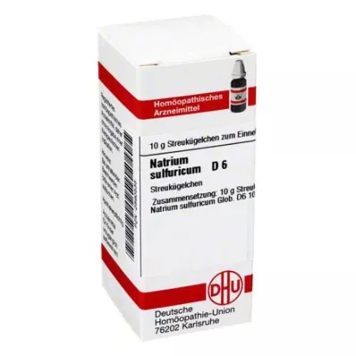 NATRIUM SULFURICUM D 6 globuli, 10 g NATRIUM SULFURICUM D 6 globuli, 10 g