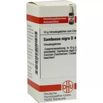 SAMBUCUS NIGRA D 4 kuler, 10 g