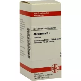 ABROTANUM D 6 tabletter, 80 stk