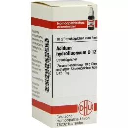 ACIDUM HYDROFLUORICUM D 12 globuler, 10 g