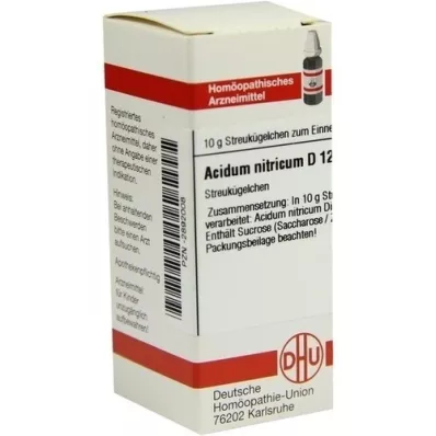 ACIDUM NITRICUM D 12 globuler, 10 g