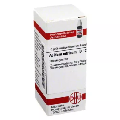 ACIDUM NITRICUM D 12 globuler, 10 g