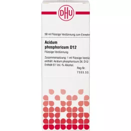 ACIDUM PHOSPHORICUM D 12 Fortynning, 50 ml