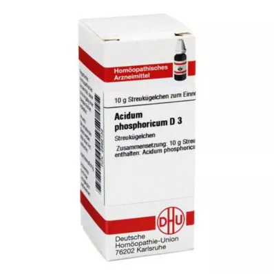 ACIDUM PHOSPHORICUM D 3 kuler, 10 g