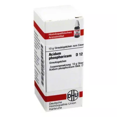ACIDUM PHOSPHORICUM D 12 globuler, 10 g