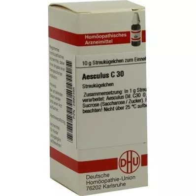 AESCULUS C 30 globuler, 10 g
