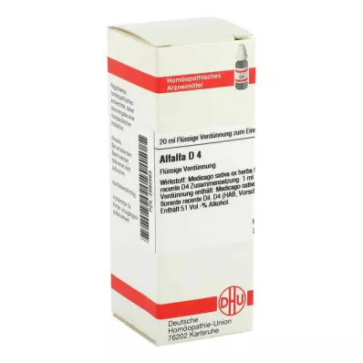 ALFALFA D 4 fortynning, 20 ml
