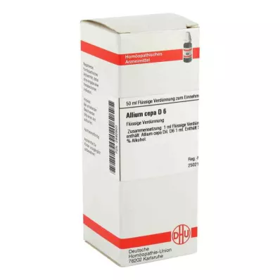 ALLIUM CEPA D 6 Fortynning, 50 ml ALLIUM CEPA D 6 Fortynning, 50 ml