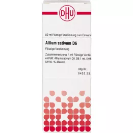 ALLIUM SATIVUM D 6 Fortynning, 50 ml