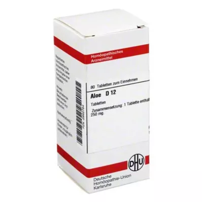 ALOE D 12 tabletter, 80 stk ALOE D 12 tabletter, 80 stk