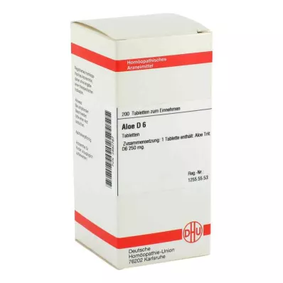 ALOE D 6 tabletter, 200 stk ALOE D 6 tabletter, 200 stk