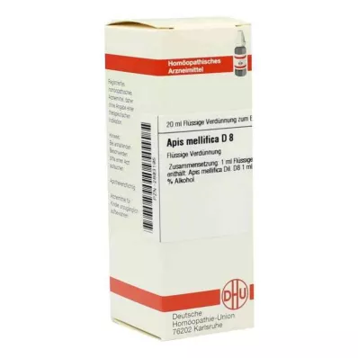 APIS MELLIFICA D 8 fortynning, 20 ml APIS MELLIFICA D 8 fortynning, 20 ml
