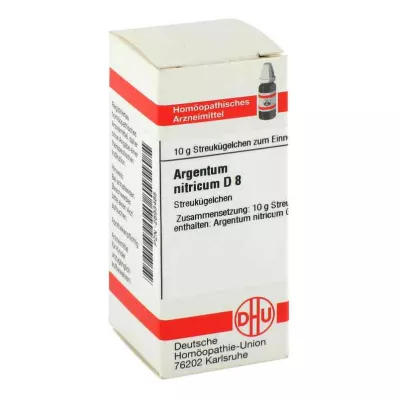 ARGENTUM NITRICUM D 8 globuli, 10 g ARGENTUM NITRICUM D 8 globuli, 10 g