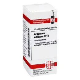 ARGENTUM NITRICUM D 10 kuler, 10 g