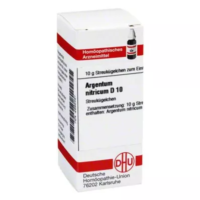 ARGENTUM NITRICUM D 10 kuler, 10 g