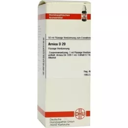 ARNICA D 20 fortynning, 50 ml