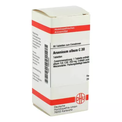 ARSENICUM ALBUM C 30 tabletter, 80 stk