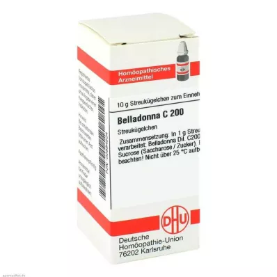 BELLADONNA C 200 globuler, 10 g