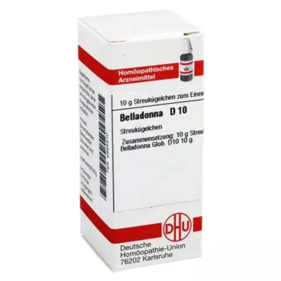 BELLADONNA D 10 globuler, 10 g BELLADONNA D 10 globuler, 10 g