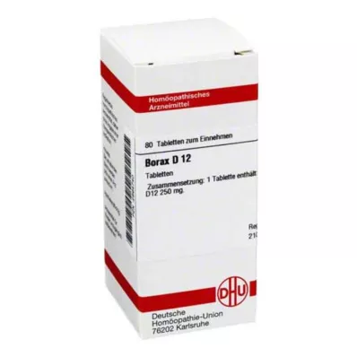 BORAX D 12 tabletter, 80 stk