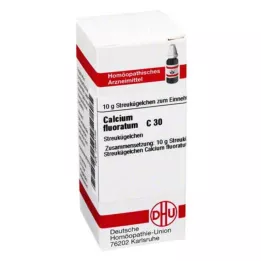 CALCIUM FLUORATUM C 30 globuler, 10 g