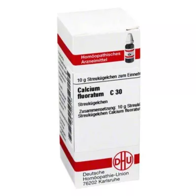 CALCIUM FLUORATUM C 30 globuler, 10 g