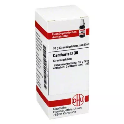CANTHARIS D 30 globuler, 10 g