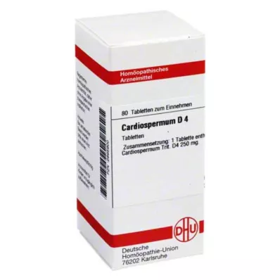 CARDIOSPERMUM D 4 tabletter, 80 stk CARDIOSPERMUM D 4 tabletter, 80 stk