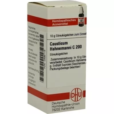 CAUSTICUM HAHNEMANNI C 200 globuler, 10 g