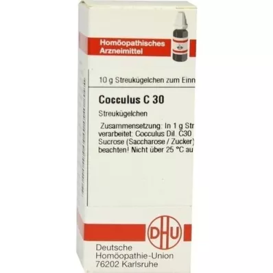 COCCULUS C 30 globuler, 10 g