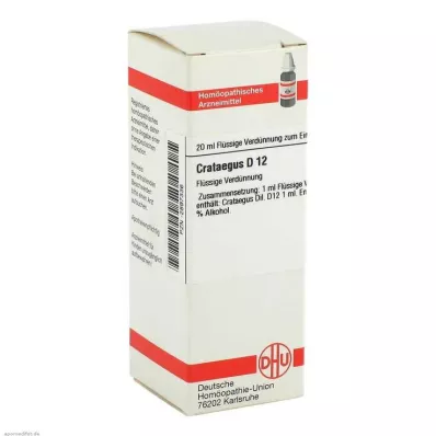 CRATAEGUS D 12 Fortynning, 20 ml