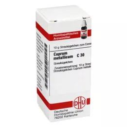 CUPRUM METALLICUM C 30 globuler, 10 g