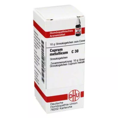 CUPRUM METALLICUM C 30 globuler, 10 g CUPRUM METALLICUM C 30 globuler, 10 g