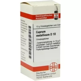 CUPRUM METALLICUM D 10 kuler, 10 g