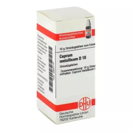 CUPRUM METALLICUM D 10 kuler, 10 g