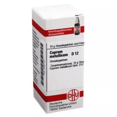 CUPRUM METALLICUM D 12 globuler, 10 g CUPRUM METALLICUM D 12 globuler, 10 g
