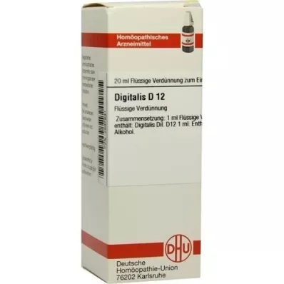DIGITALIS D 12 Fortynning, 20 ml
