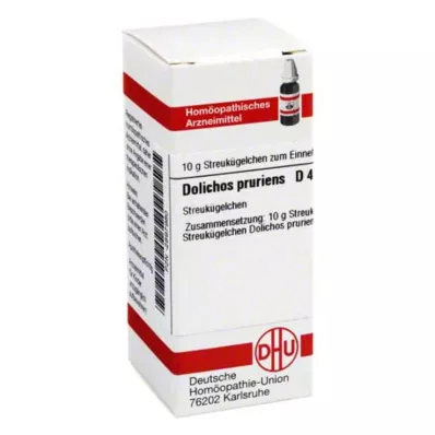 DOLICHOS PRURIENS D 4 kuler, 10 g DOLICHOS PRURIENS D 4 kuler, 10 g