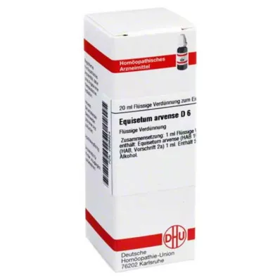 EQUISETUM ARVENSE D 6 Fortynning, 20 ml EQUISETUM ARVENSE D 6 Fortynning, 20 ml