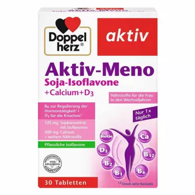 DOPPELHERZ Aktive Meno-tabletter, 30 stk DOPPELHERZ Aktive Meno-tabletter, 30 stk