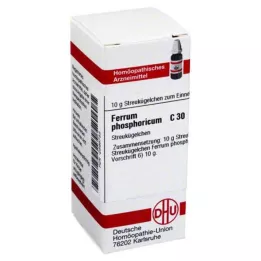 FERRUM PHOSPHORICUM C 30 globuler, 10 g